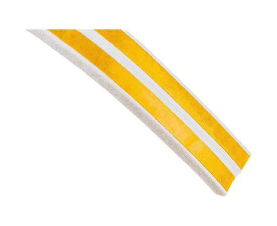 Самоклеящийся резиновый уплотнитель SDM тип D, 9 мм х 7 мм, белый, 6 м 4749 – изображение 2