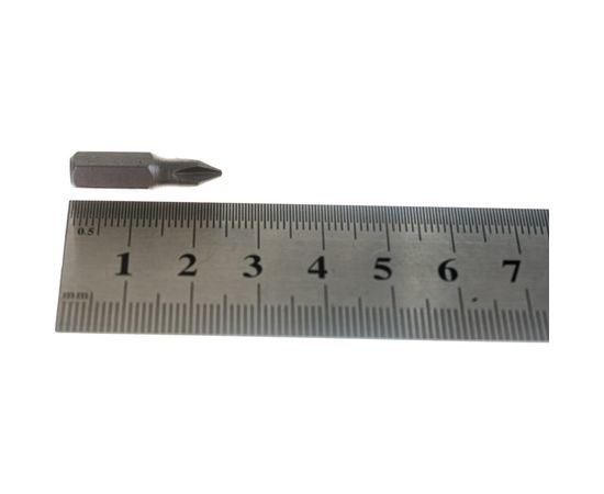 Набор бит (25 мм; 6 шт.) в прямоугольном картридже + адаптер (60 мм) FIT 57660 – изображение 2