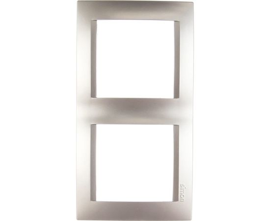 Универсальная рамка Simon 2 поста, алюминий 1500620-033 – изображение 2