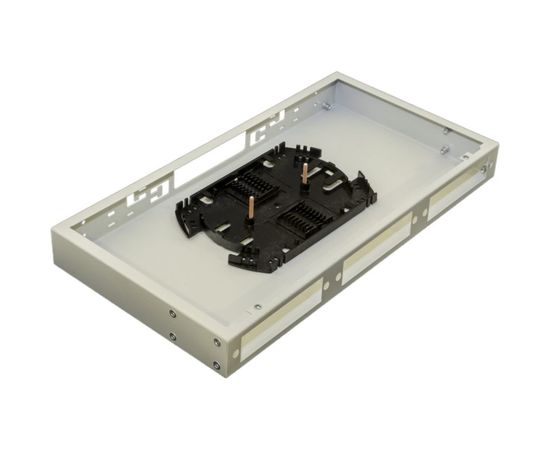 Универсальный оптический бокс Hyperline, FO-19R-1U-3xSLT-W140H42-24UN-GY 19, от 8 до 24 по 237482 – изображение 2