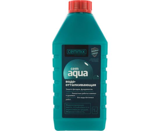 Водоотталкивающая добавка Cemmix CemAqua 1 л 206770 – изображение 2