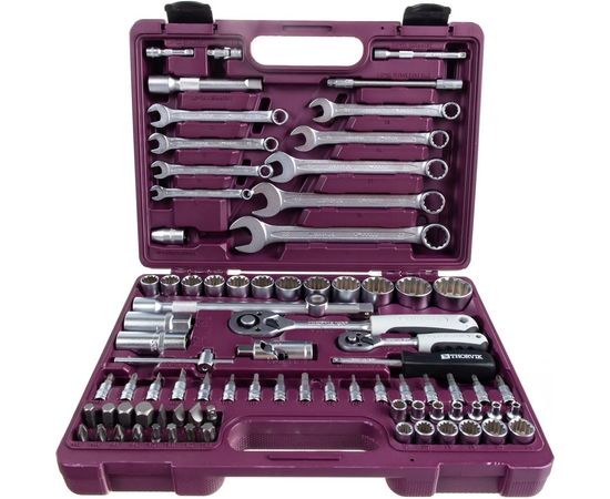 Униве��сальный набор инструмента 1/4"",1/2""DR THORVIK UTS0082MP – изображение 2