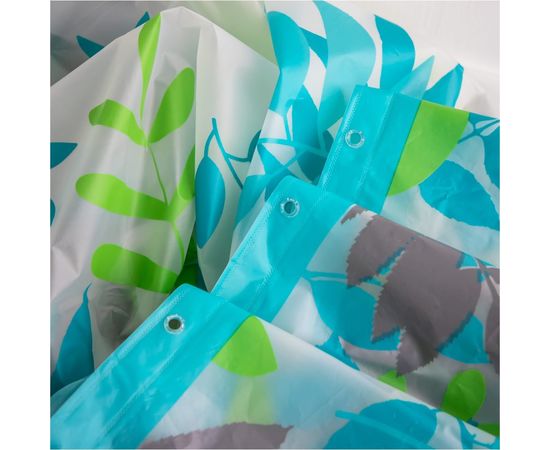 Штора для ванной Master House Листья полиэтиленвинилацетат, 200х180 см 60528 – изображение 2