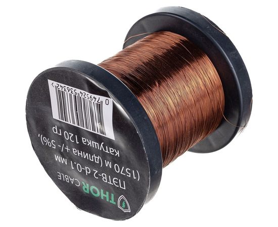 Обмоточный эмалированный провод Торкабель ПЭТВ-2 d-0.1 мм 0749524536342 – изображение 3