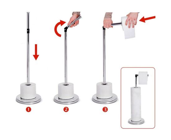 Держатель и накопитель для туалетной бумаги Tatkraft INGRID 11953 – изображение 3