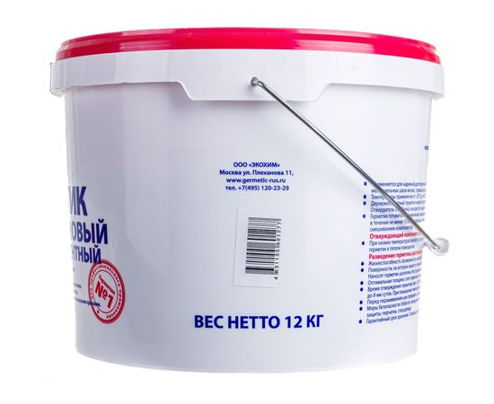 Полиуретановый герметик Рустил 2К, 12 кг, белый 61458007 – изображение 3