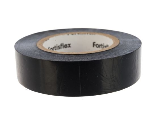 Изолента ПВХ FORTISFLEX 15 ммх0.15 ммх10 м черная 71228 – изображение 3