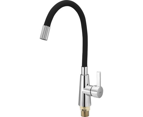 Смеситель для кухни Ekko гибкий излив, с гайкой, черный E4205-E59 – изображение 3