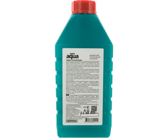 Водоотталкивающая добавка Cemmix CemAqua 1 л 206770 – изображение 3
