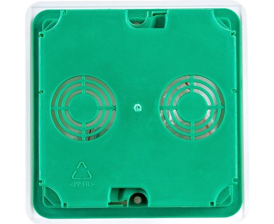 Коробка распаячная IEK 92x92x45, КМ41021, металлические лапки, с крышкой, ИЭК UKG11-092-092-040-M – изображение 3