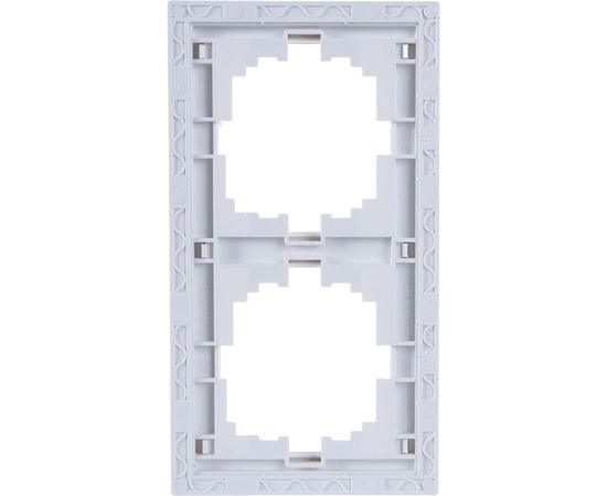 Двойная горизонтальнная рамка LEZARD RAIN б/ вст белая 703-0202-147 – изображение 4