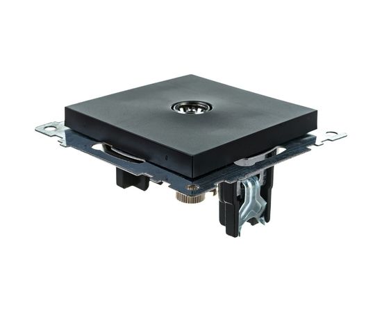 1-местная телевизионная розетка STEKKER механизм, 5-862МГц, Катрин, GLS00-7108-05, черный 39614 – изображение 4