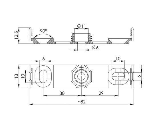 Распаячная коробка Wiska черная, IP66/67,85х85х51 308/5/BK – изображение 5