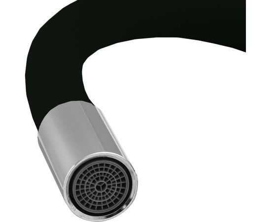 Смеситель для кухни Ekko гибкий излив, с гайкой, черный E4205-E59 – изображение 6