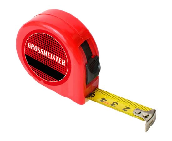 Рулетка GROSSMEISTER пластиковый корпус 7,5м*25мм 009001003 
