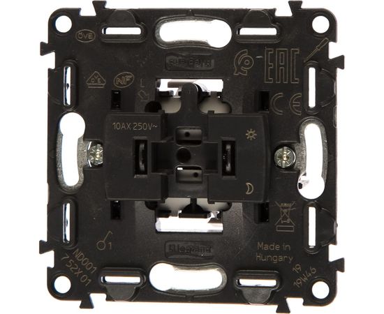 Механизм выключателя Legrand 1-кл. СП Valena Inmatic 10А IP20 250В 10АХ Leg 752001 1180959 