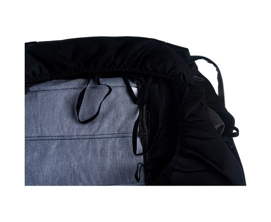 Чехлы для автомобильных сидений KRAFT COMFORT универсальные, полиэстер, черно-серые KT 835639 – изображение 7