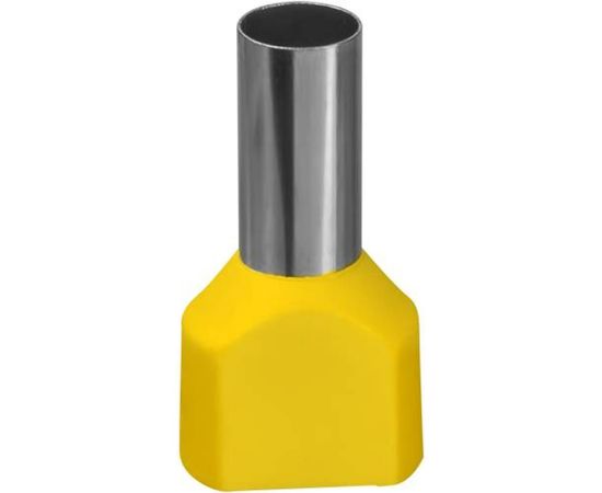 Наконечник Navigator 61 043 NET-E2-6.0-14-B50 НШВИ2, желтый, 2 провода 50шт/упак 61043 