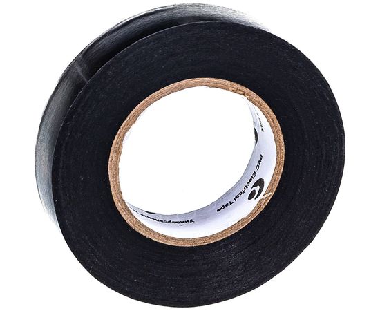 Изоляционная лента на ПВХ основе InLoran 15 мм х 20 м, черная ИЗ15-20-1 