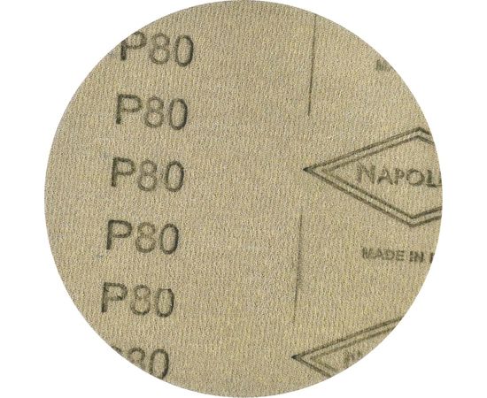 Круг шлифовальный на липучке PAPER GOLD (5 шт; 150 мм; без отверстий; P80) NAPOLEON npg5-150-0-080 – изображение 2