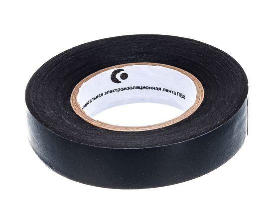 Изоляционная лента на ПВХ основе InLoran 15 мм х 20 м, черная ИЗ15-20-1 – изображение 2