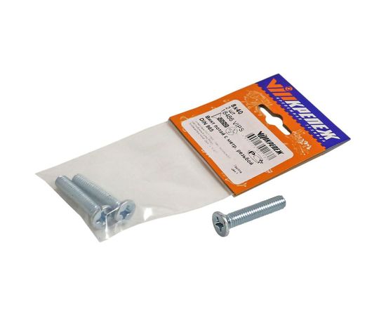 Винт потай с метрической резьбой VIPкрепеж DIN 965, 8х40, 2 шт. 18486 VIPS – изображение 3