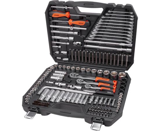 Набор инструмента AV STEEL 144 предмета 1/4"",3/8"",1/2"" профессиональный AV-011144 