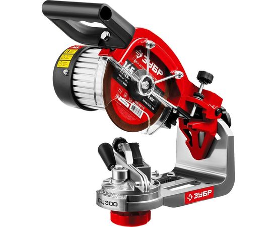 Заточной станок ЗУБР для пильных цепей, 2 диска, 230 Вт, 3000 об/мин, подсветка СЦ-300 