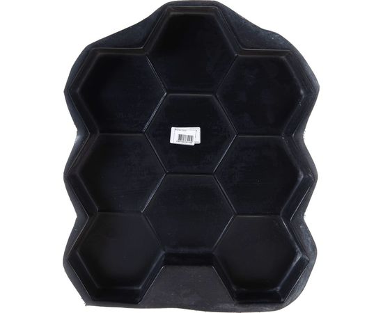 Форма для тротуарной плитки Ресурс СОТЫ 480х400х50 мм, черный 14476 