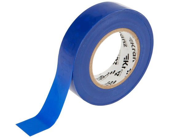 Изолента ПВХ KRANZ 19 мм х 25 м, 0.13 мм, синяя KR-09-2205 