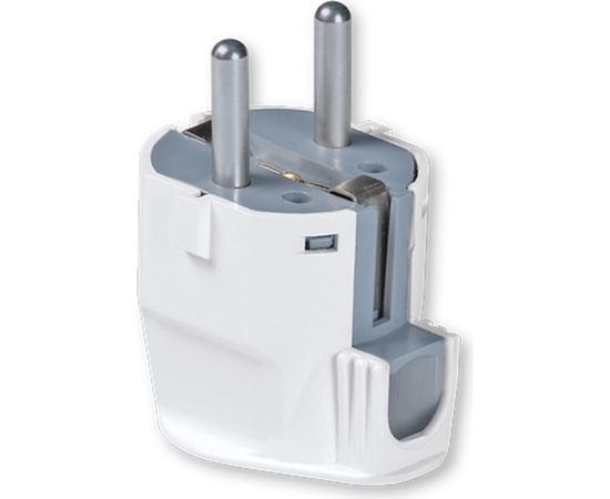 Вилка Aling-conel L-типа с заземляющим контактом 16A 250В, белый 308.0 137010 