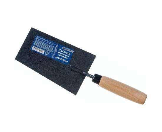 Кельма каменщика (трапеция, 140x60 мм, углеродистая сталь, дерев. рукоятка) РемоКолор 28-1-078 