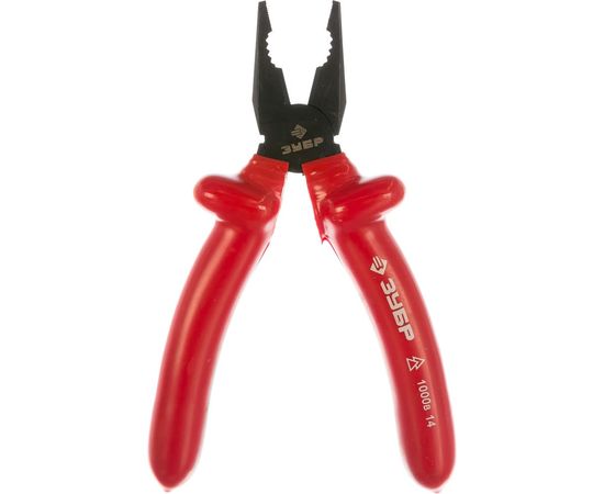 Комбинированные, диэлектрические, высоковольтные плоскогубцы до ~1000В, 180мм Зубр ""ЭКСПЕРТ"" ""ЭЛЕКТРИК"" 2214-1-18_z02 