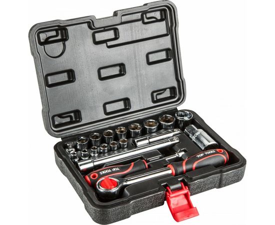 Набор бит и головок 1/4, 3/8, 20 шт. Top Tools 38D520 