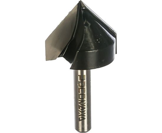 Фреза пазовая галтельная V-образная серия 1004 (32x32 мм; угол 90 град; хвостовик 8 мм) Росомаха 800405 