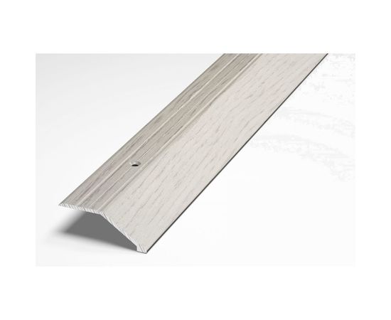 Порог разноуровневый алюминиевый декоративный ЛУКА (45 мм, 1,35 м, дуб арктик) УТ000002724 