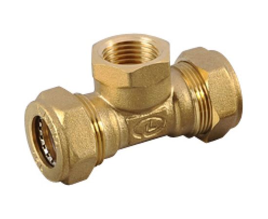 Тройник Lavita труба-вн. резьба-труба T/S 25х3/4х25 