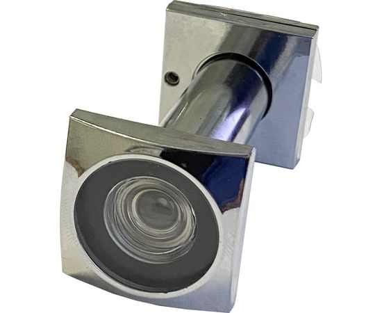 Дверной глазок HOME КВАДРО (50-90 мм; ЦАМ; цвет хром) G5090500CAMKVADRO 