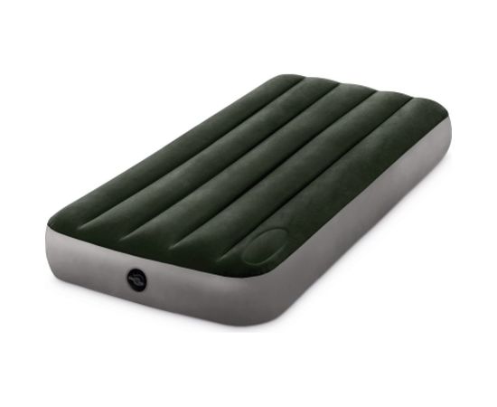 Надувной матрас Intex 76х191х25см, встроенный ножной насос, до 136кг 64760 