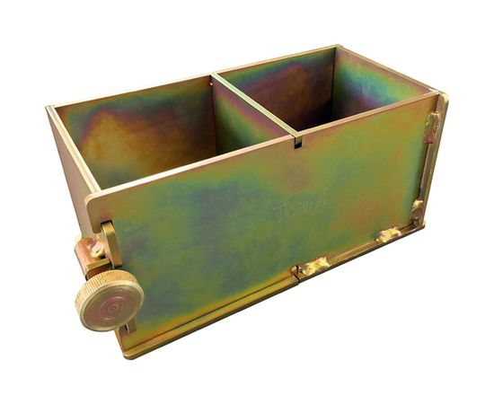 Кубическая форма TeaM 2ФК-100/4, оцинкованная, двухгнездовая 2ФК1004Ц 