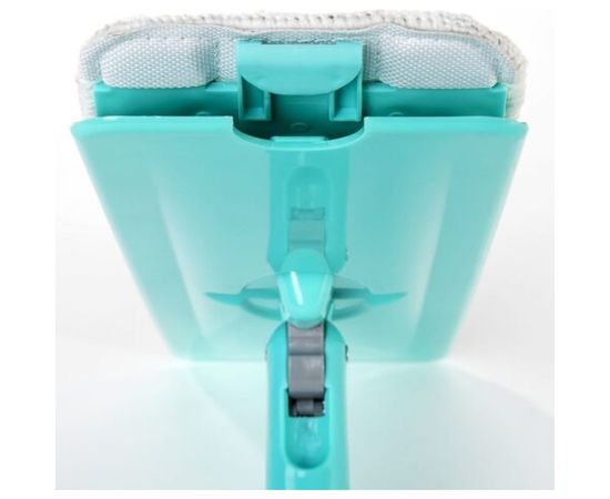 Швабра с отжимом и двухкамерным ведром ЛАЙМА LAIMA COMPACT MOP 3 насадки из микрофибры, 7 литров 607389 – изображение 12