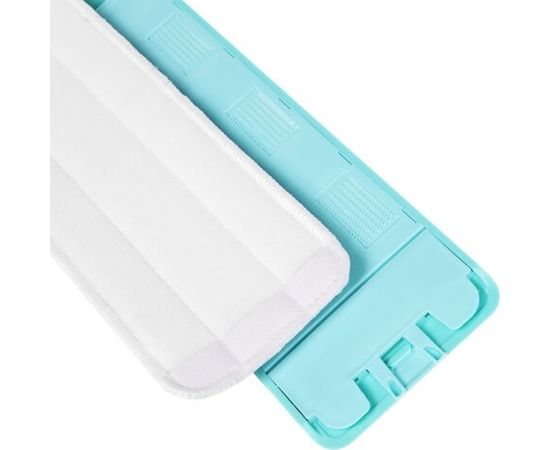 Швабра с отжимом и двухкамерным ведром ЛАЙМА LAIMA COMPACT MOP 3 насадки из микрофибры, 7 литров 607389 – изображение 14