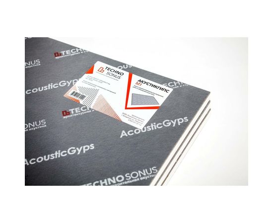 Панель АкустикГипс M1 (1.2x0.59 м; 17 мм; 0.708 кв.м.) ТехноСонус 1300300009 – изображение 2