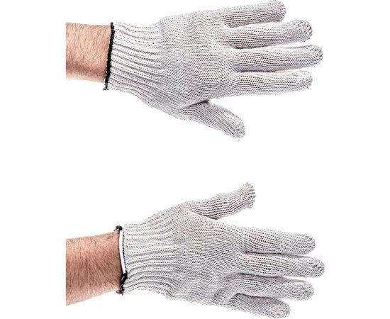 Перчатки Gigant, х/б, ПВХ-покрытие точка, 7.5 класс, 5 нитей GGT-03 – изображение 2