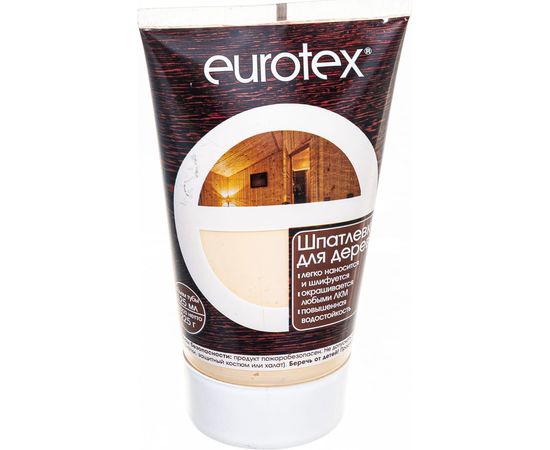 ШПАТЛЕВКА ПО ДЕРЕВУ Eurotex СОСНА 0,225 КГ 17745 – изображение 2