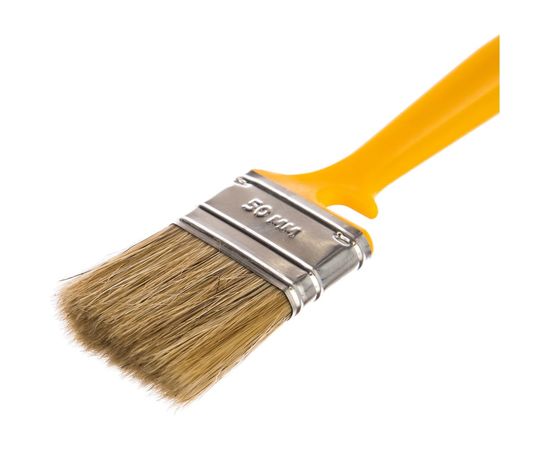 Кисть для работ с эмалями Акор натуральная щетина, 50х12мм КЭ50*12 – изображение 2