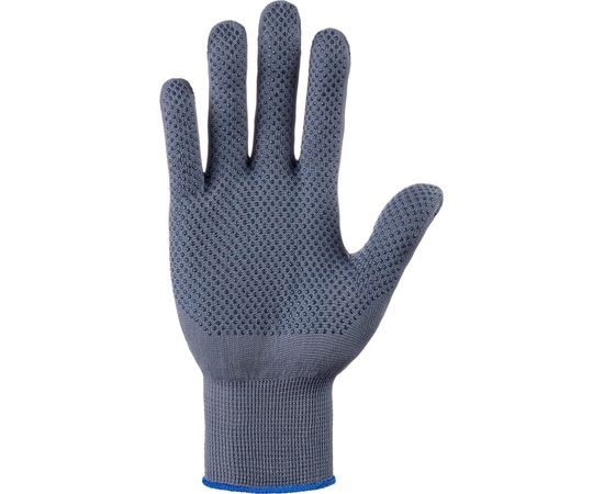 Нейлоновые перчатки с ПВХ Фабрика перчаток 15 класс серые S-L Н-15-СЕР-(S-L) – изображение 2