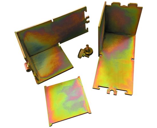 Кубическая форма TeaM 2ФК-100/4, оцинкованная, двухгнездовая 2ФК1004Ц – изображение 2