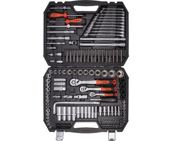 Набор инструмента AV STEEL 144 предмета 1/4"",3/8"",1/2"" профессиональный AV-011144 – изображение 2