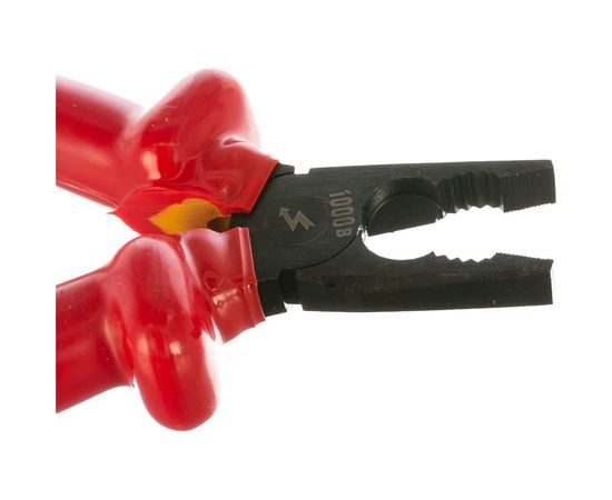 Комбинированные, диэлектрические, высоковольтные плоскогубцы до ~1000В, 180мм Зубр ""ЭКСПЕРТ"" ""ЭЛЕКТРИК"" 2214-1-18_z02 – изображение 2